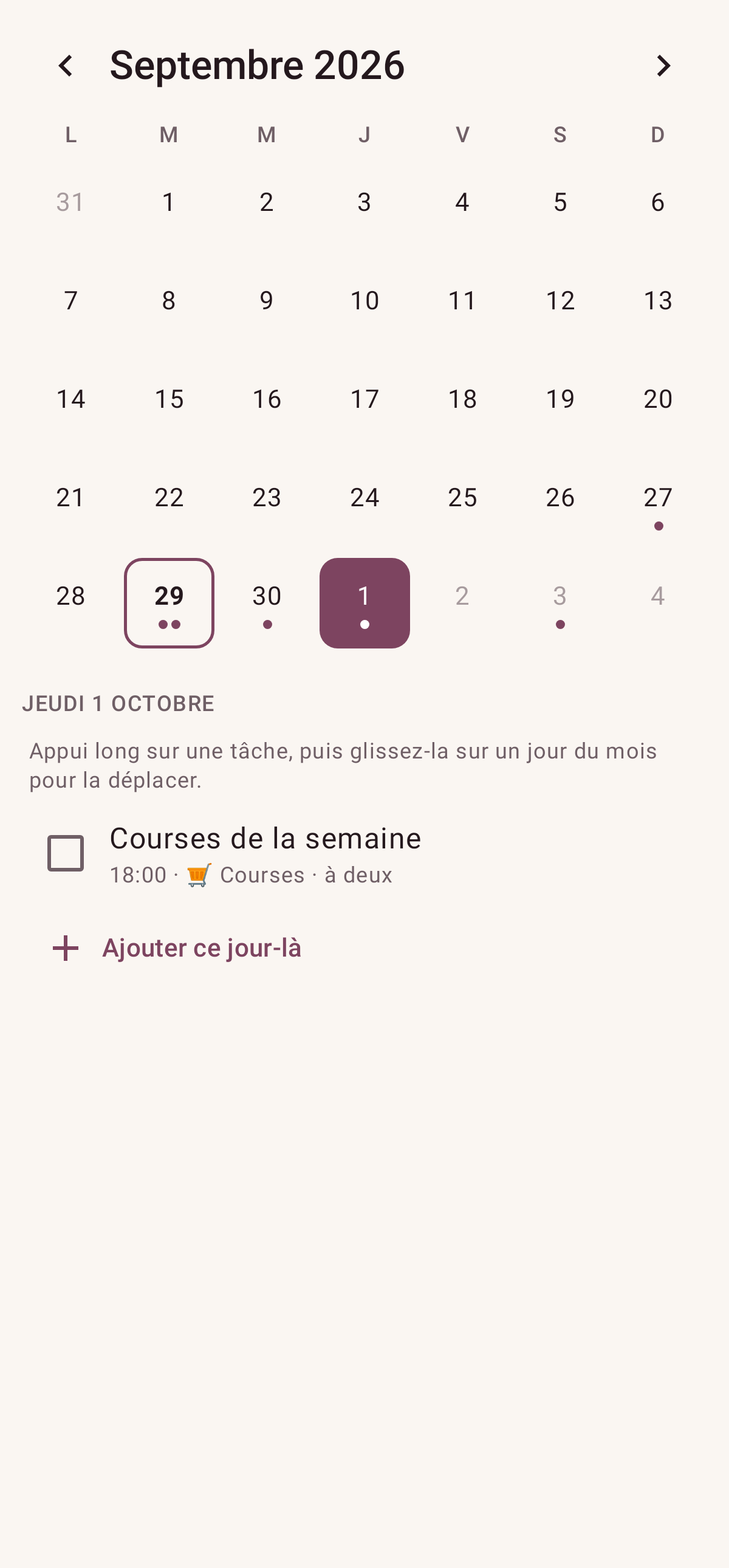 Calendrier